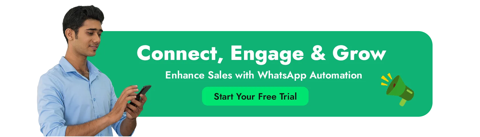 WhatsApp Business API Free Trial CTA