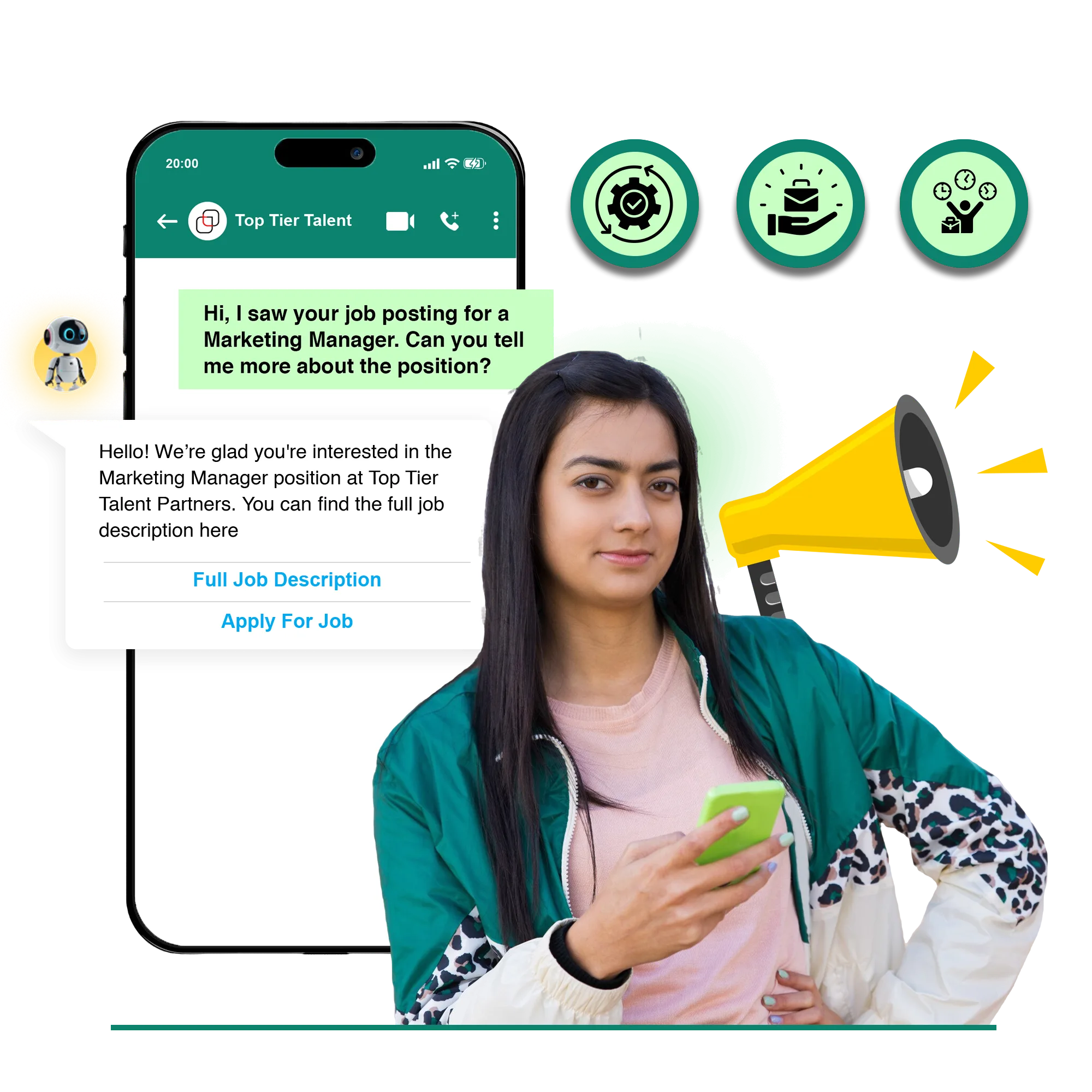 WhatsApp Chatbot for HR and Recruitment