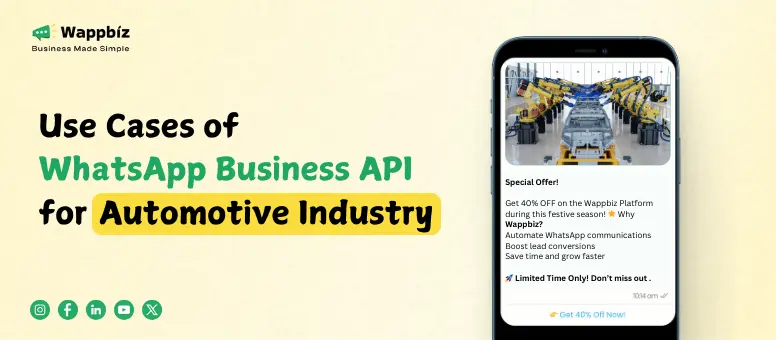 20 Use Cases of WhatsApp Business API for Automotive Industry