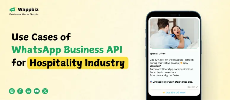 Use Cases of WhatsApp Business API for Hospitality Industry