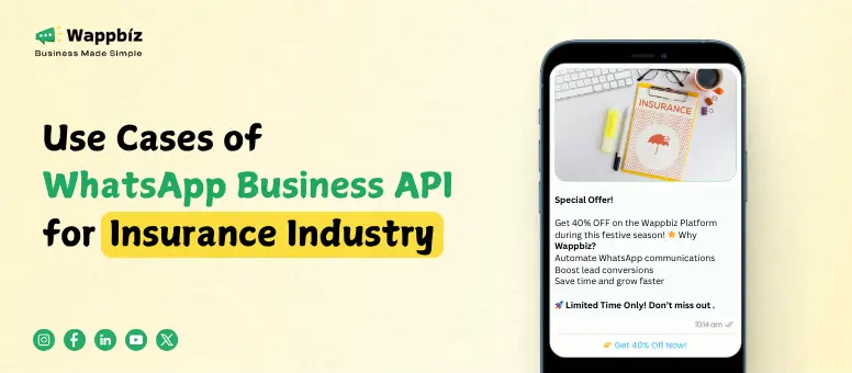 Use Cases of WhatsApp Business API for Insurance Industry