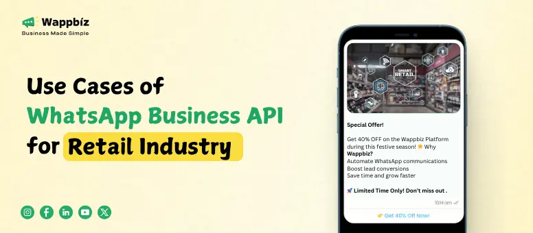 Top 20 Use Cases of WhatsApp Business API for Retail Industry