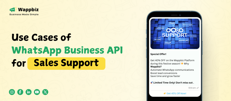 WhatsApp Business API for Sales Support