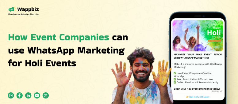 WhatsApp Marketing for Holi Events