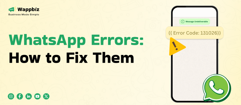 WhatsApp Errors